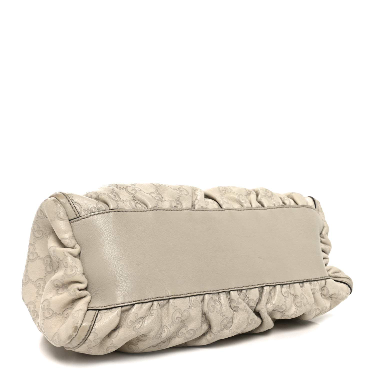 Gucci Guccissima Medium D Gold Hobo Off White 4 of 11