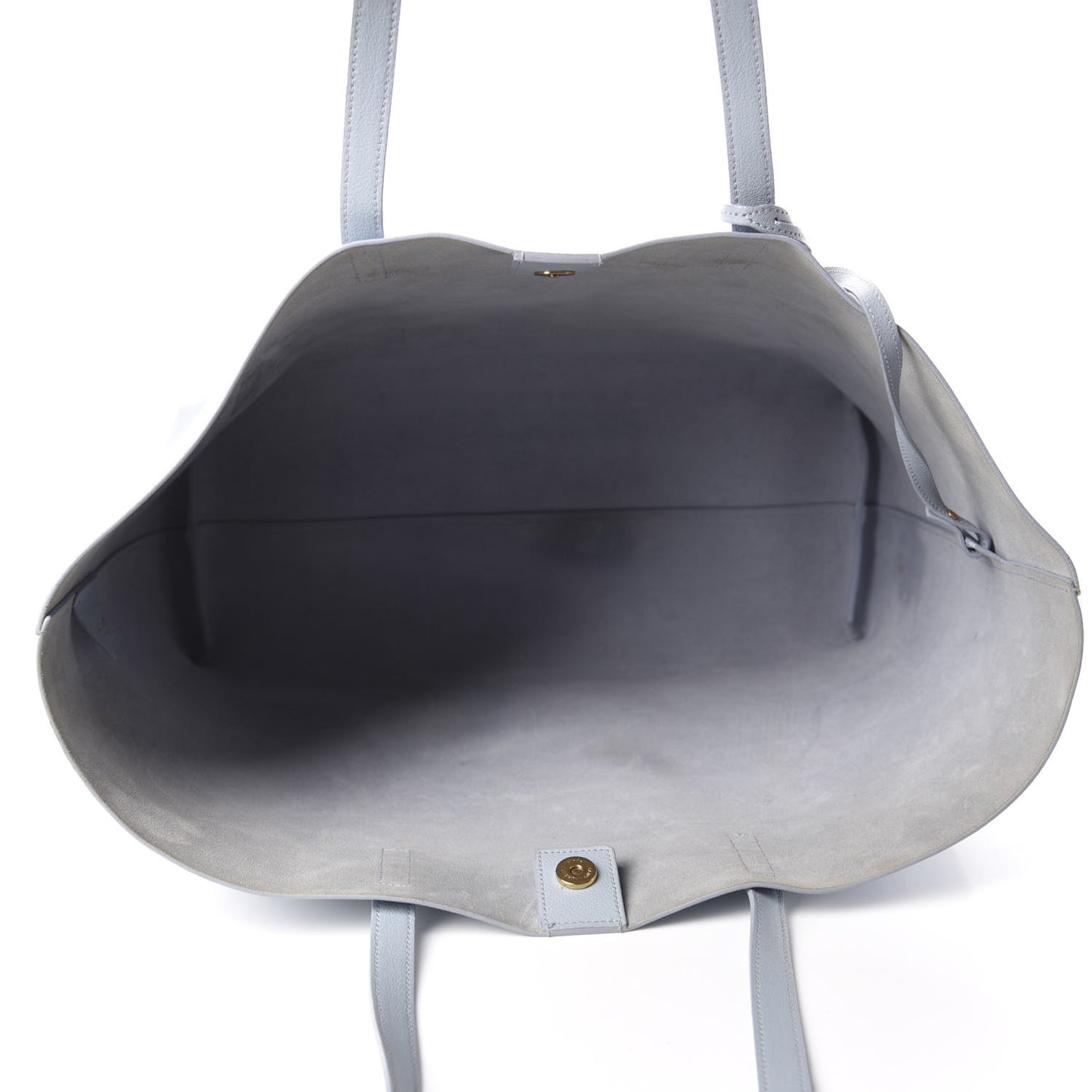 Calfskin Large Shopping Tote Light Blue