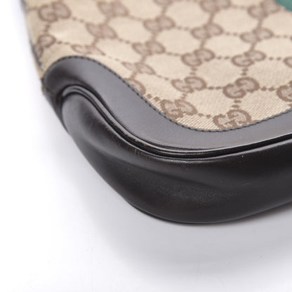 Gucci Monogram Web Small Jackie O Hobo Dark Brown 9 of 18