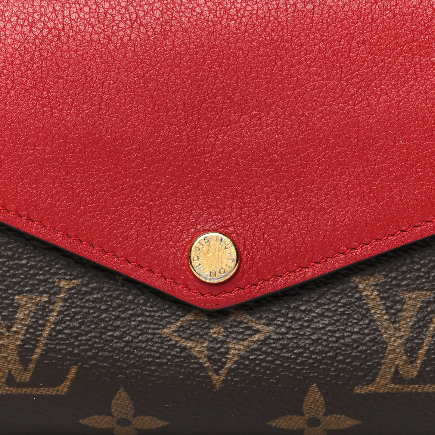 Monogram Pallas Compact Wallet Cherry