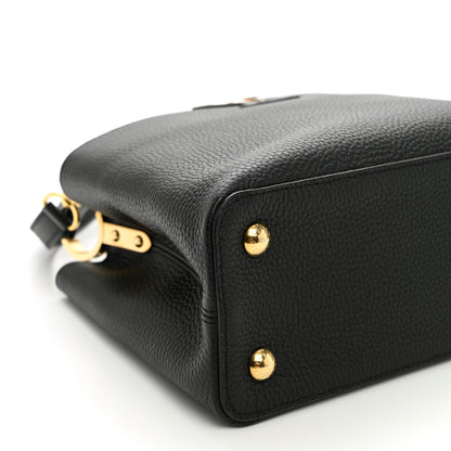 Louis Vuitton Taurillon Capucines PM Black 8 of 9