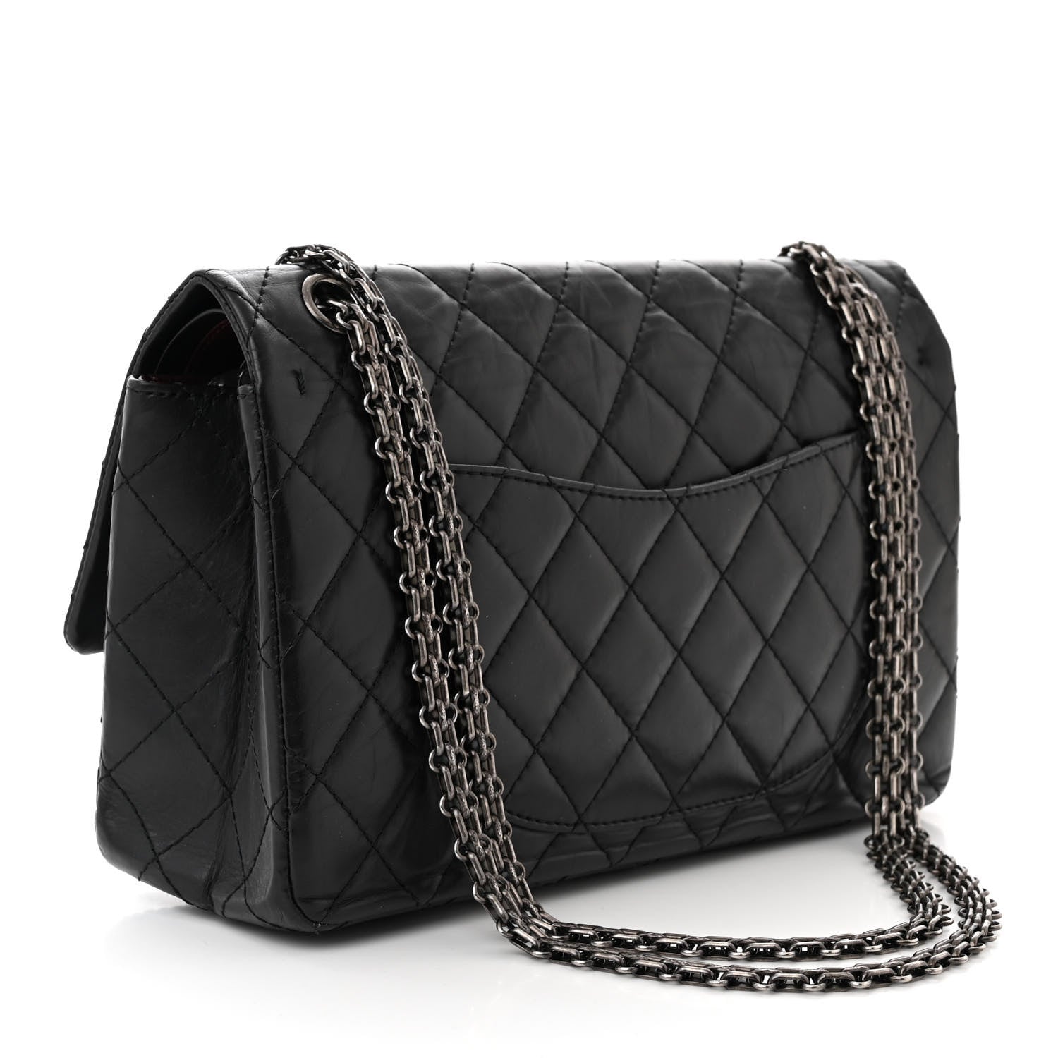 Chanel Aged Calfskin Quilted 2.55 Reissue 226 Black 3 of 10