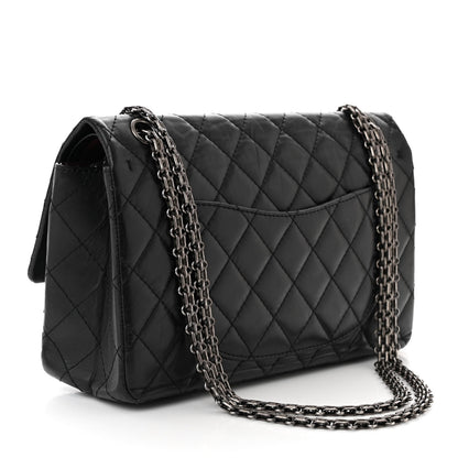 Chanel Aged Calfskin Quilted 2.55 Reissue 226 Black 3 of 10