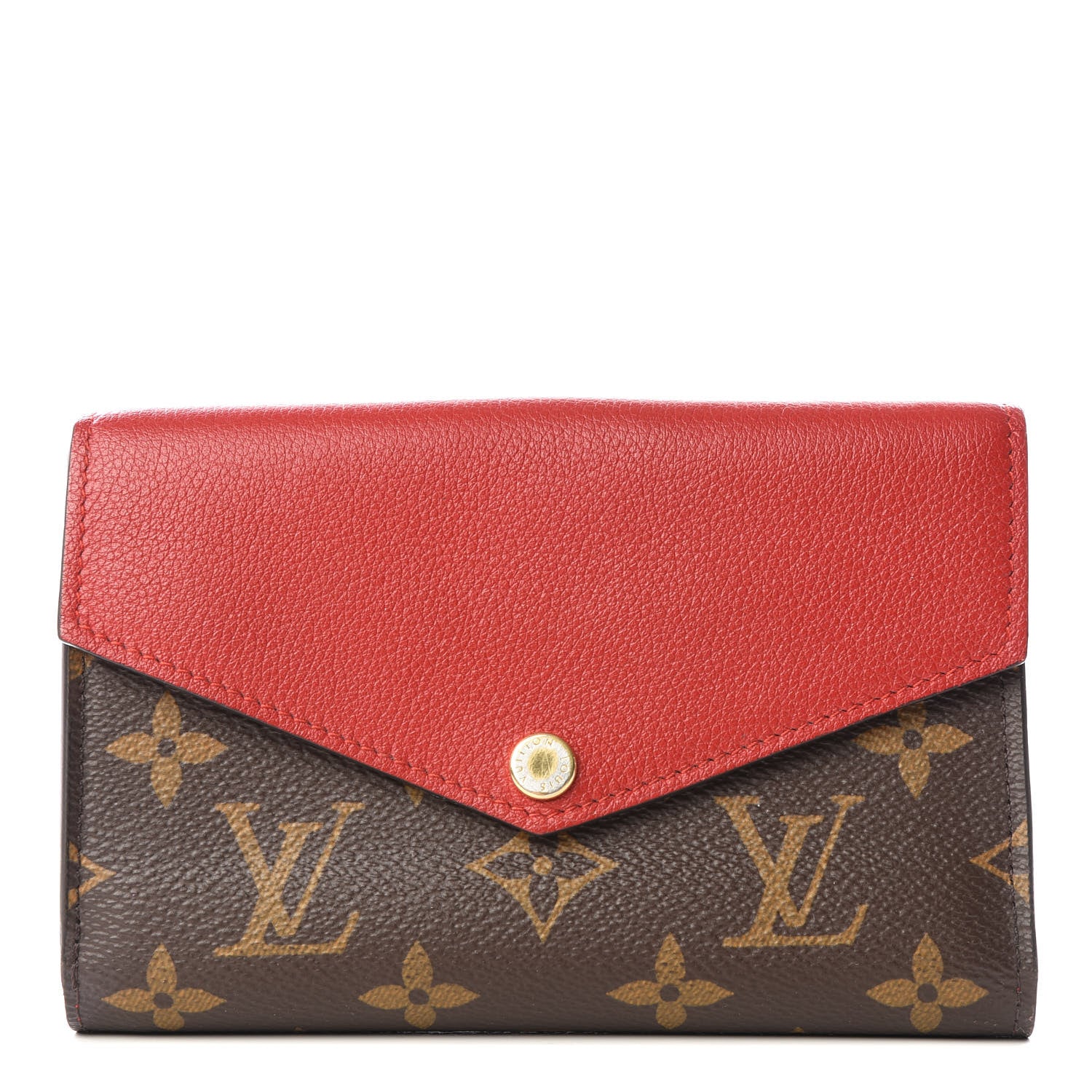 Louis Vuitton Monogram Pallas Compact Wallet Cherry 1 of 9