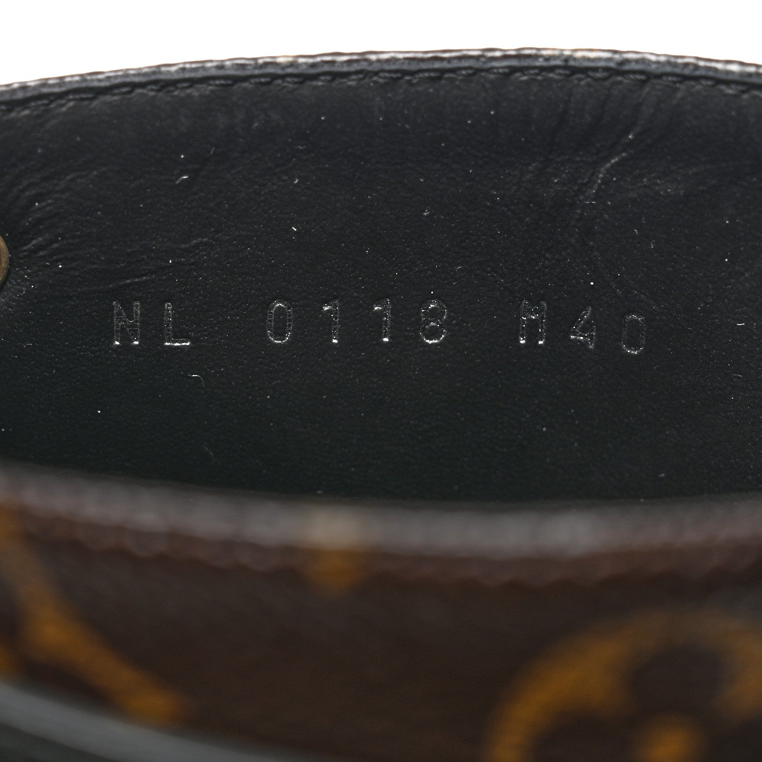 Louis Vuitton Calfskin Monogram Wonderland Flat Ranger Boots 40 Black 6 of 10