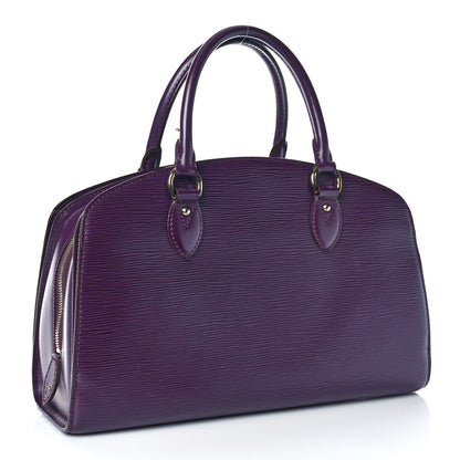 Louis Vuitton Epi Pont-Neuf PM Cassis 3 of 10