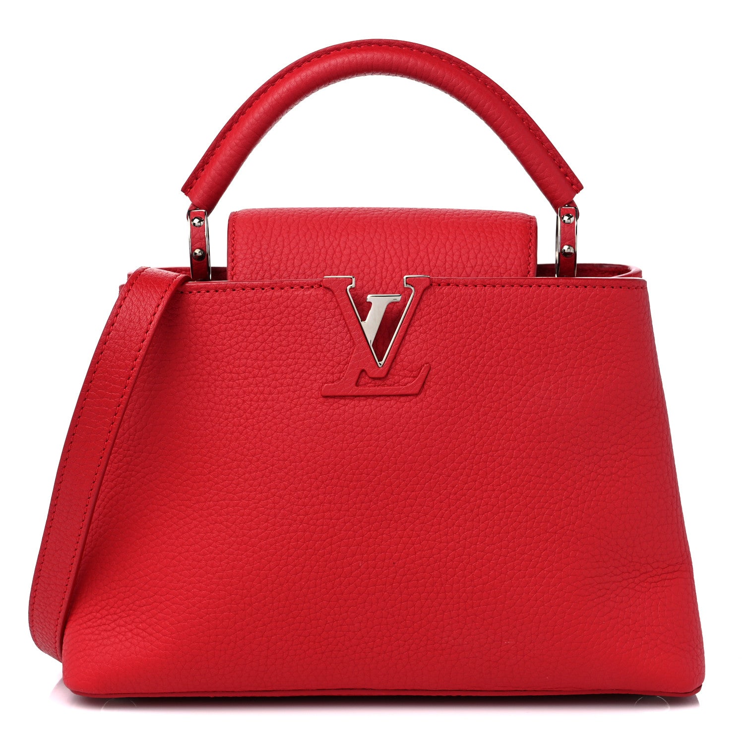 Louis Vuitton Taurillon Capucines BB Rubis 1 of 9