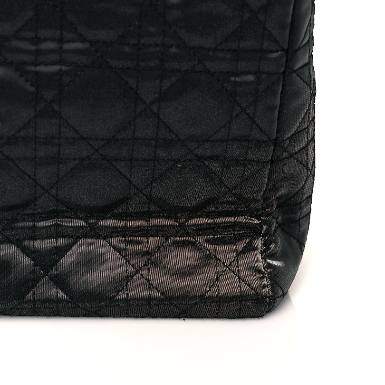 Christian Dior Coated Canvas Patent Cannage Medium Lady Dior Black 14 of 14