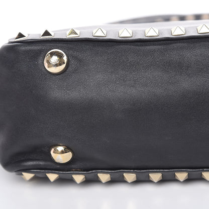 Valentino Garavani Vitello Mini Rockstud Tote Black 9 of 18