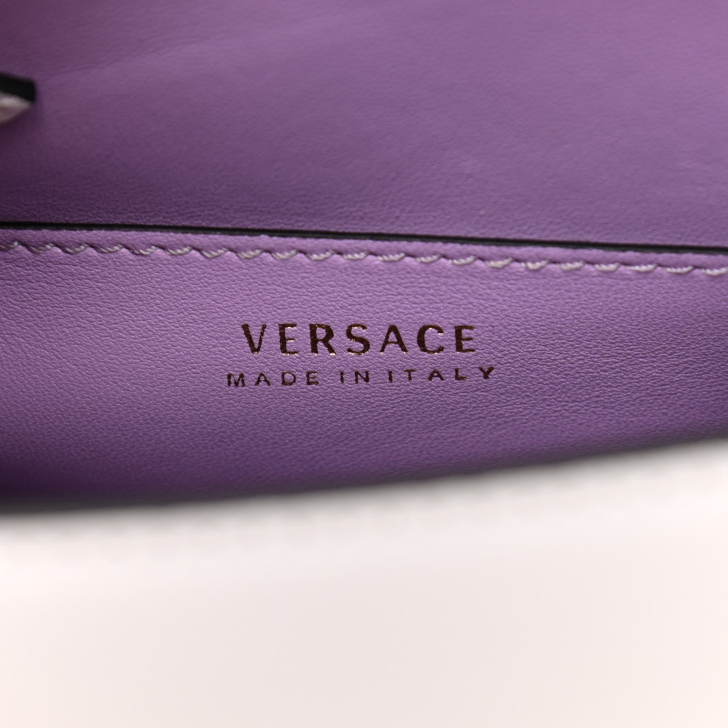 Versace Grained Calfskin Small La Medusa Top Handle Bag White 8 of 9