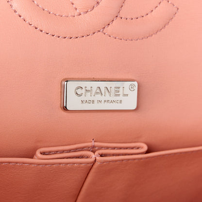 Chanel Snakeskin Medium Double Flap Pink 6 of 11