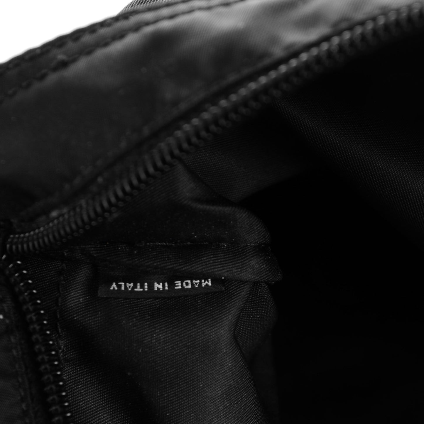 Nylon Vela Flat Messenger Bag Black