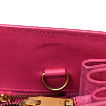 Saint Laurent Calfskin Small Sac De Jour Lipstick Fuchsia 12 of 22