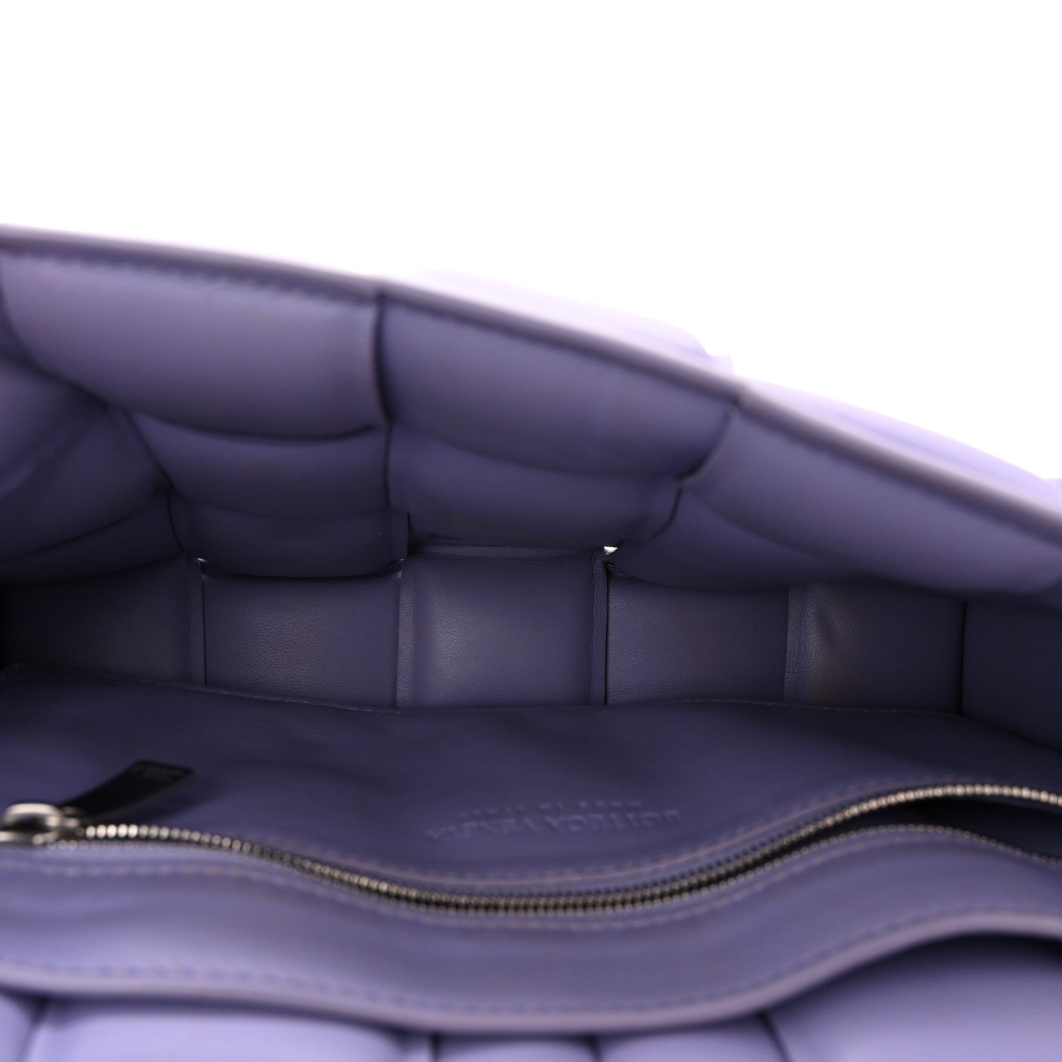 Bottega Veneta Lambskin Maxi Intreccio Padded Chain Cassette Crossbody Bag Lavender 5 of 10