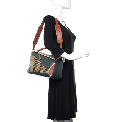 Loewe Tweed Calfskin Medium Puzzle Bag Emerald 2 of 12