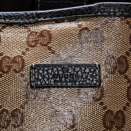 Gucci Crystal Monogram Large Joy Tote Beige Ebony Testa di Moro 8 of 10