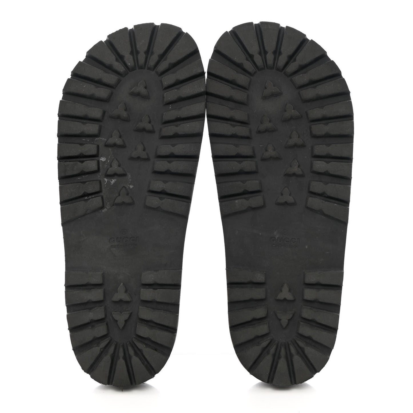 Rubber Web Mens Lug Sole Slide Sandals 11 Black Green Red