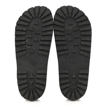 Gucci Rubber Web Mens Lug Sole Slide Sandals 11 Black Green Red 5 of 17