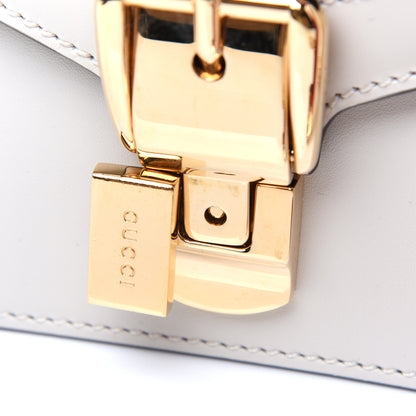 Gucci Calfskin Mini Sylvie Chain Shoulder Bag White 11 of 14