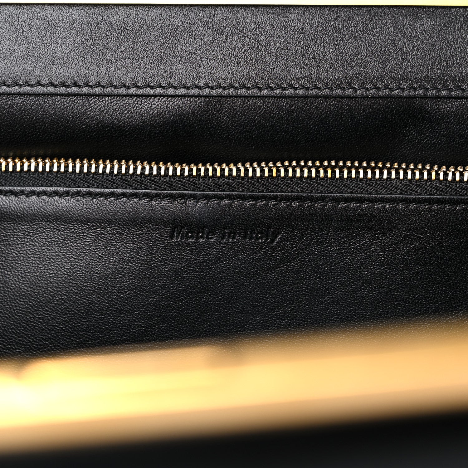 Celine Smooth Calfskin Medium Clasp Shoulder Bag Black 6 of 10