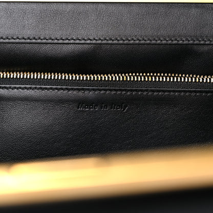 Celine Smooth Calfskin Medium Clasp Shoulder Bag Black 6 of 10