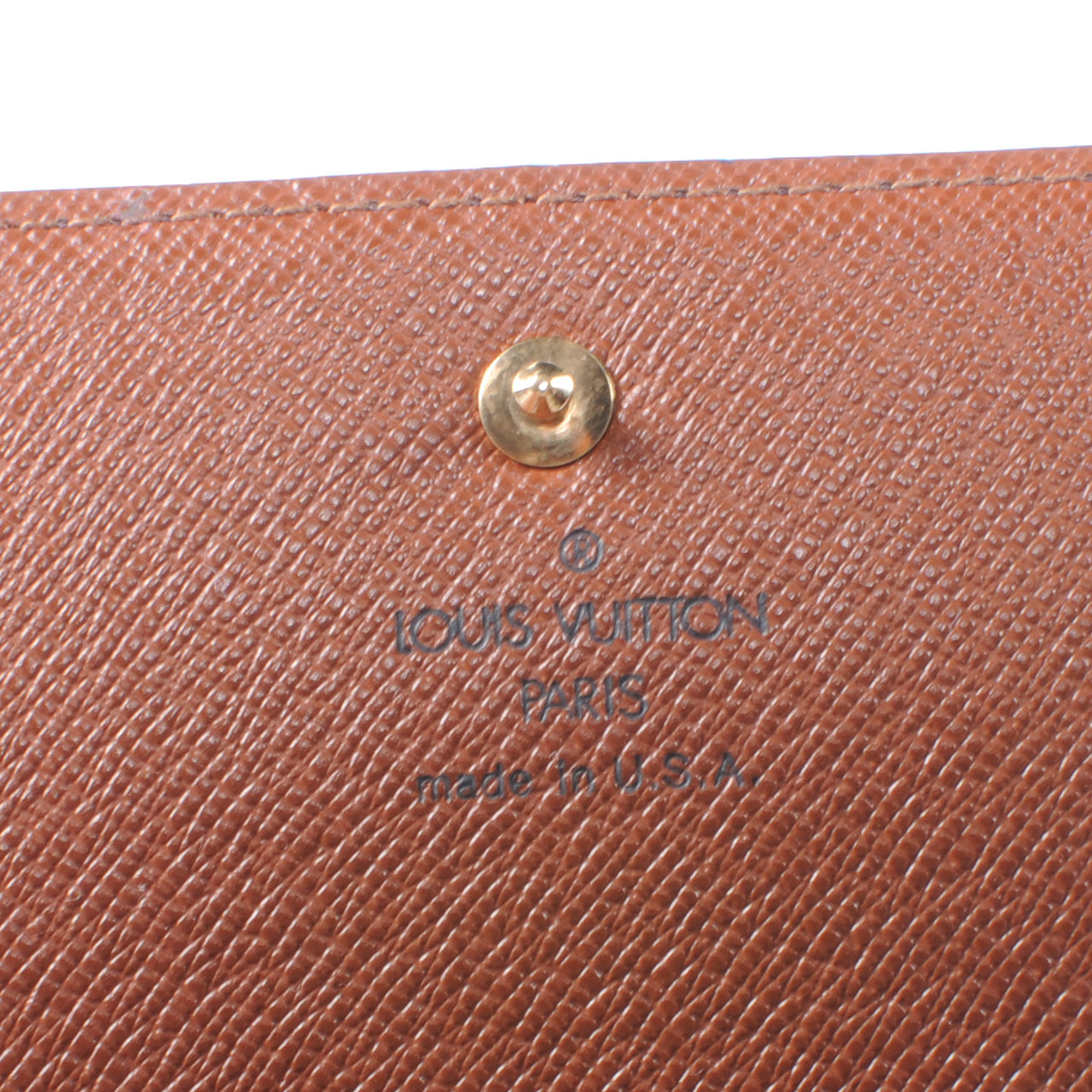 Monogram Photo Holder Wallet
