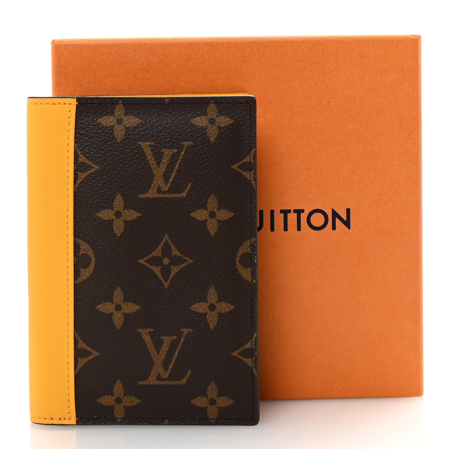 Louis Vuitton Monogram Macassar Passport Cover Jaune 7 of 7