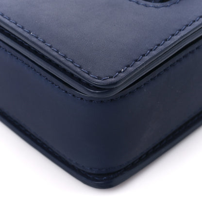 Christian Dior Smooth Calfskin Monochrome Dio(r)evolution Flap Bag Dark Blue 10 of 10