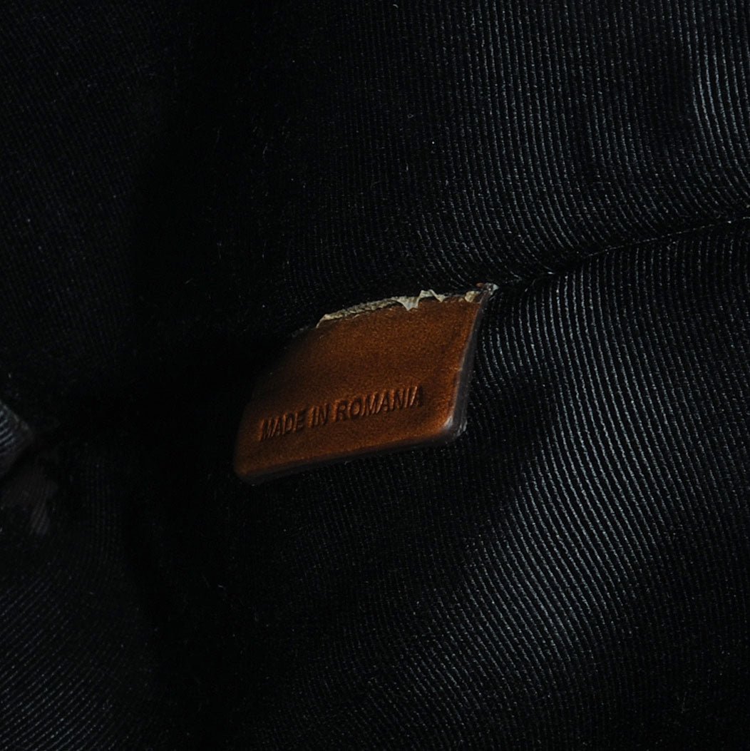 Sartorial Leather Briefcase Brown Ochre