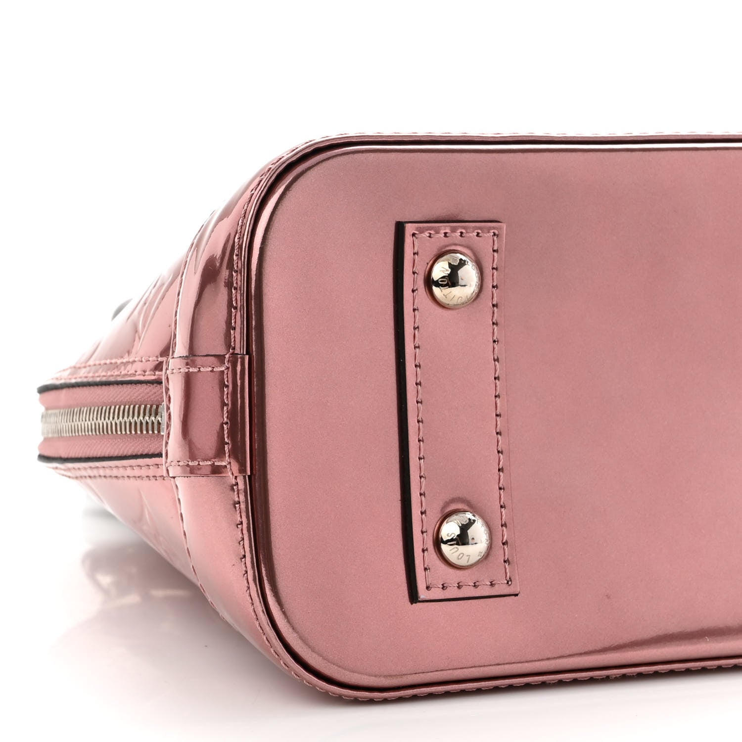 Louis Vuitton Vernis Alma BB Rose Cuivre 8 of 9