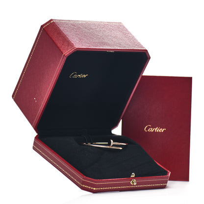 Cartier 18K Pink Gold Diamond Small Juste Un Clou Bracelet 16 4 of 4