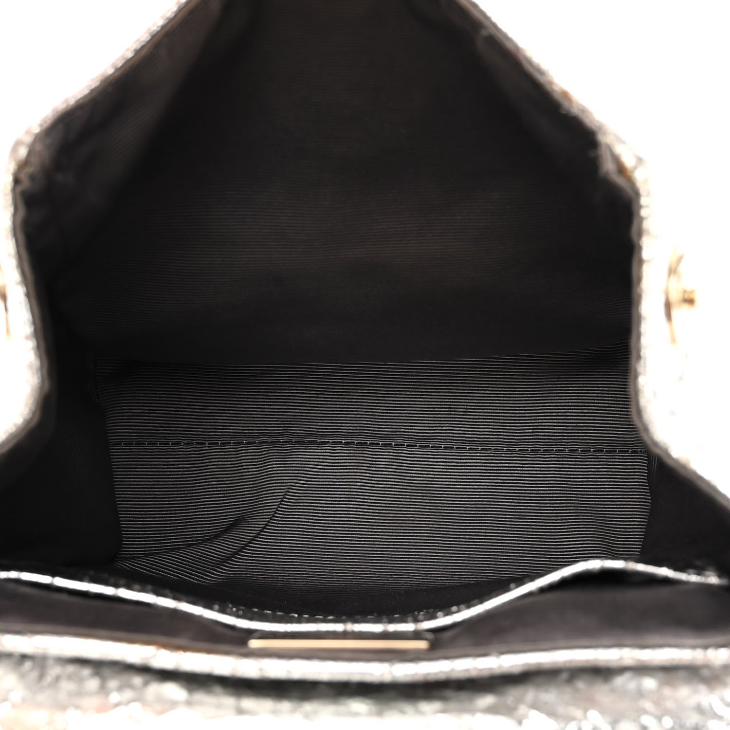 Christian Dior Metallic Calfskin Small Stardust Backpack Silver 5 of 17