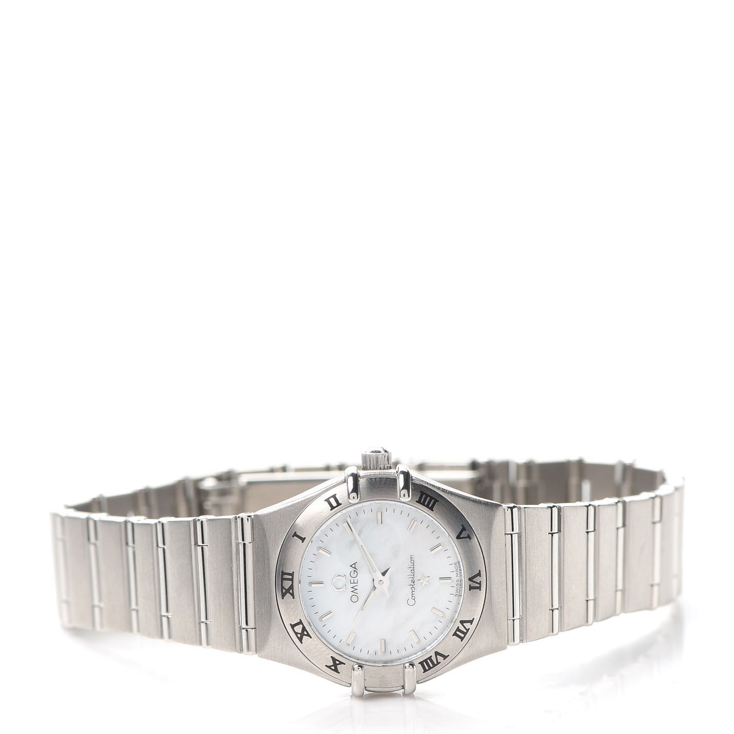 Stainless Steel Mother of Pearl 22mm Constellation Quartz Watch 1562.71