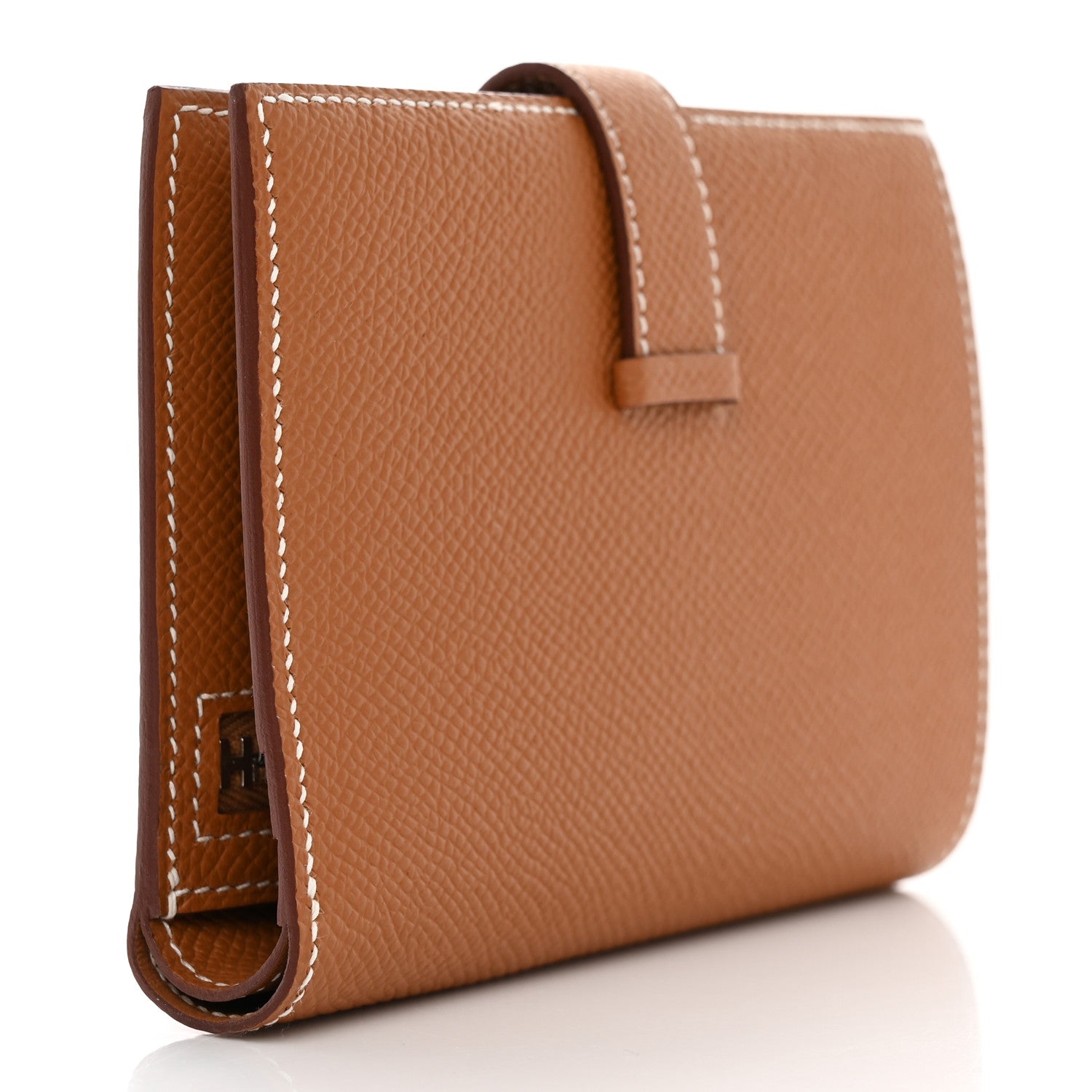 Hermes Epsom Bearn Compact Wallet Gold 3 of 8