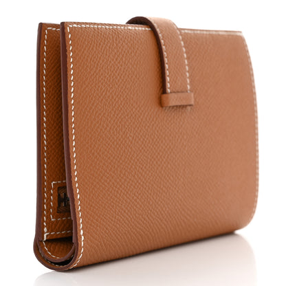 Hermes Epsom Bearn Compact Wallet Gold 3 of 8