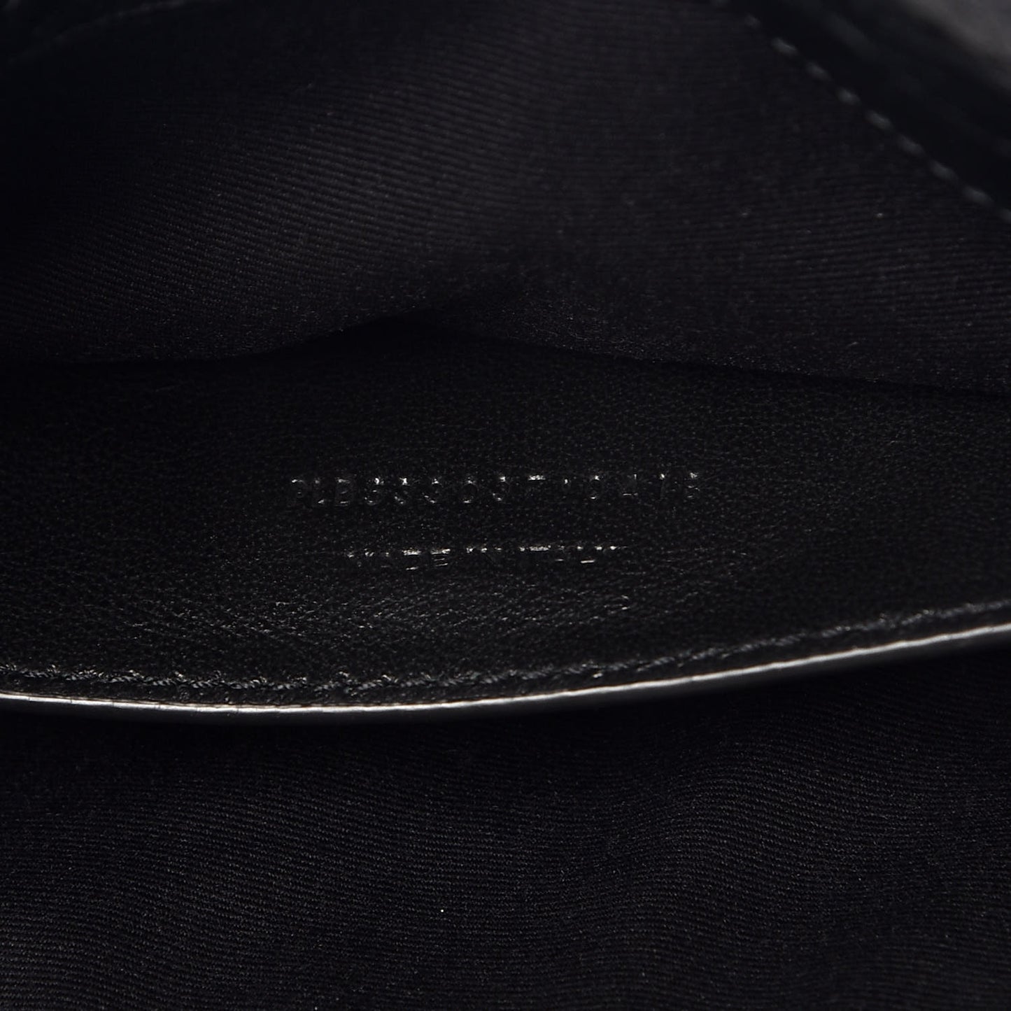 Crinkled Calfskin Matelasse Monogram Baby Niki Chain Satchel Black