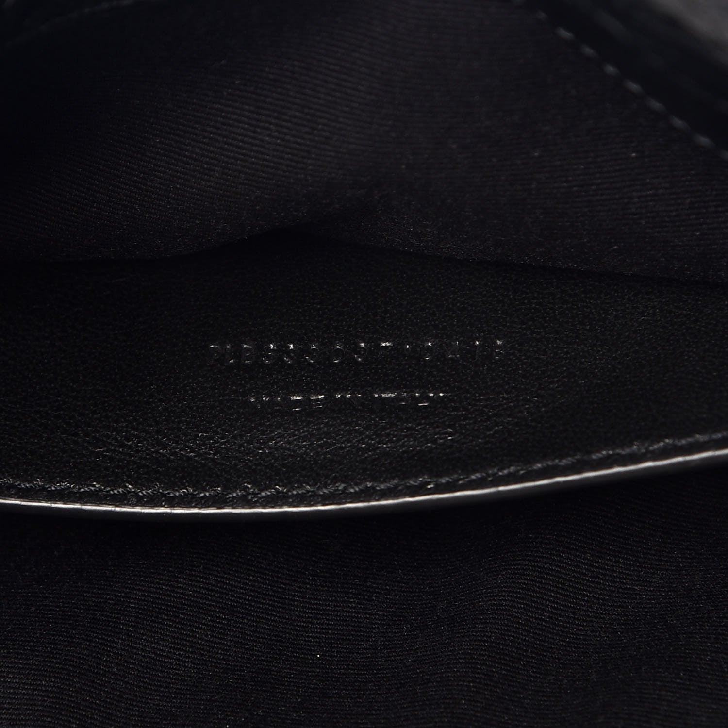 Saint Laurent Crinkled Calfskin Matelasse Monogram Baby Niki Chain Satchel Black 7 of 10