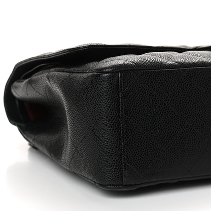 Chanel Caviar Quilted Maxi Double Flap Black 8 of 9