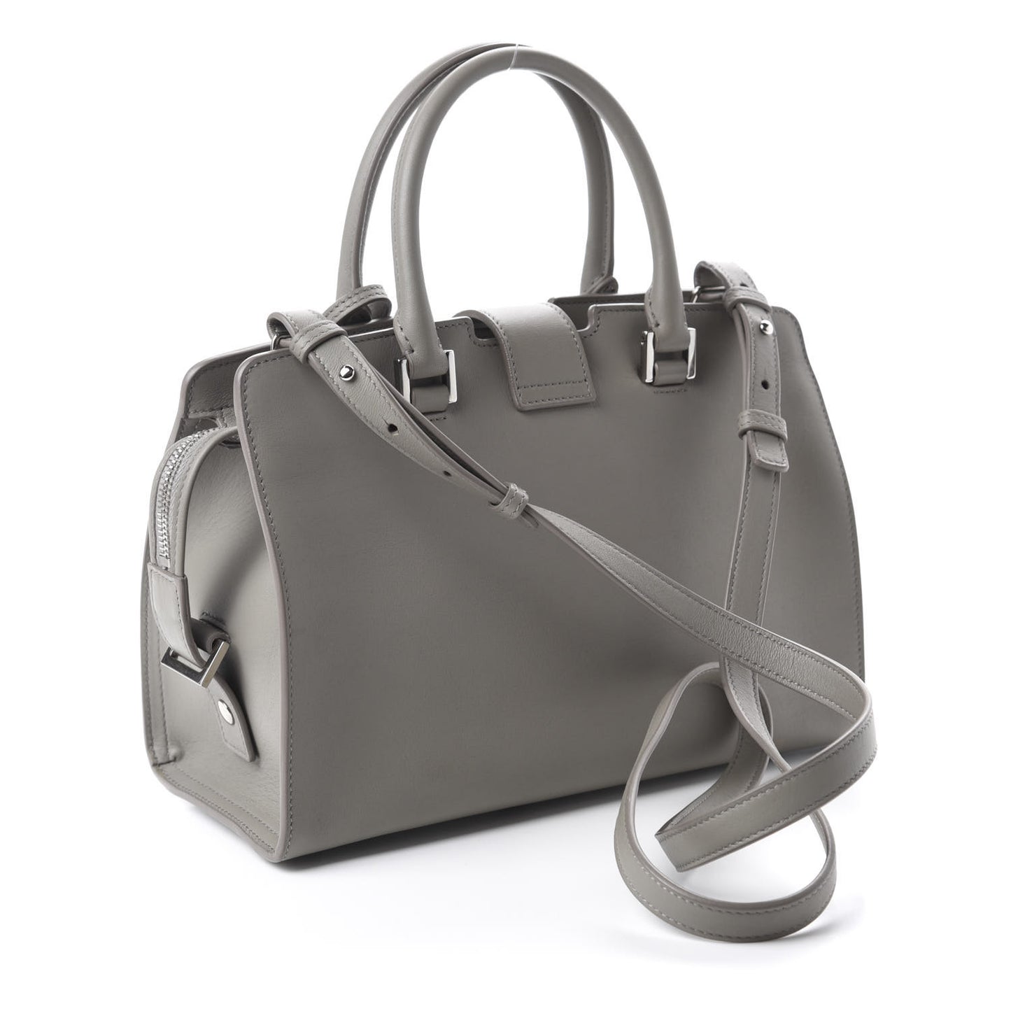 Calfskin Monogram Baby Cabas Fog