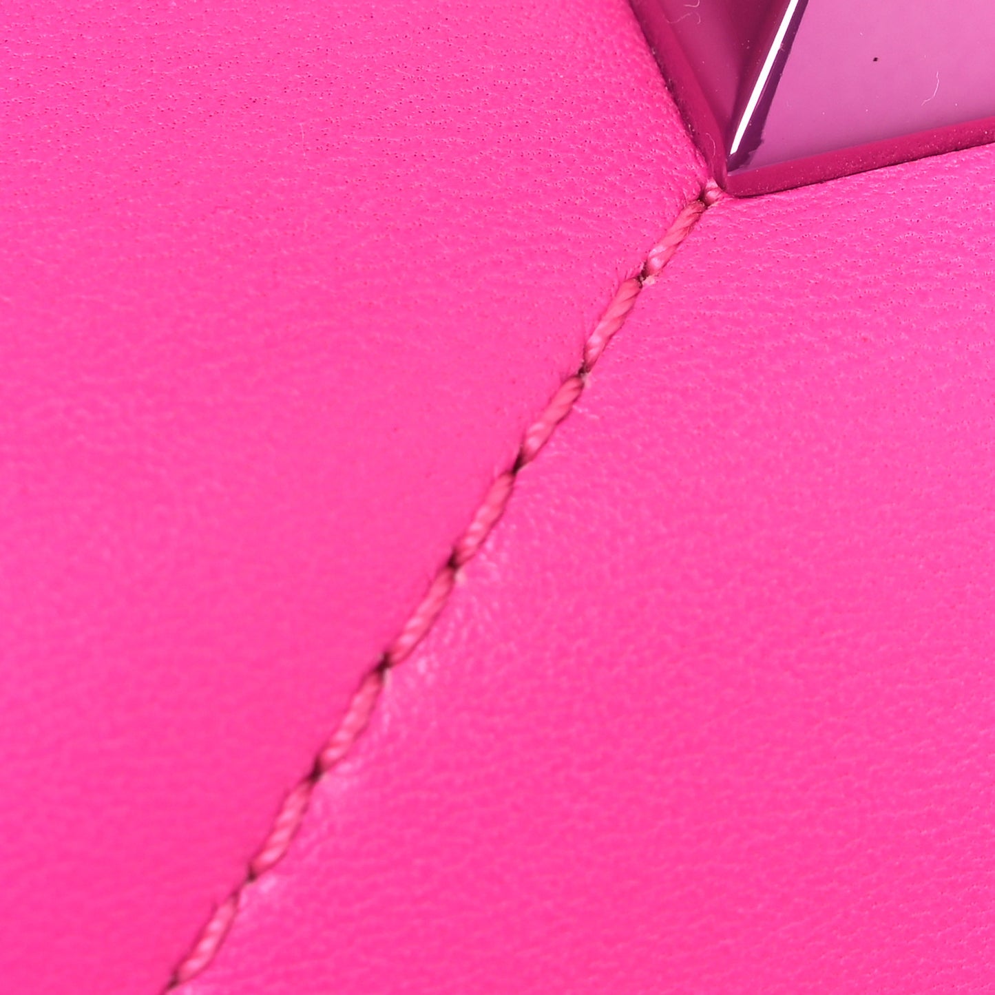 Nappa Lacquer Monochrome Small Roman Stud Shoulder Bag Pink PP