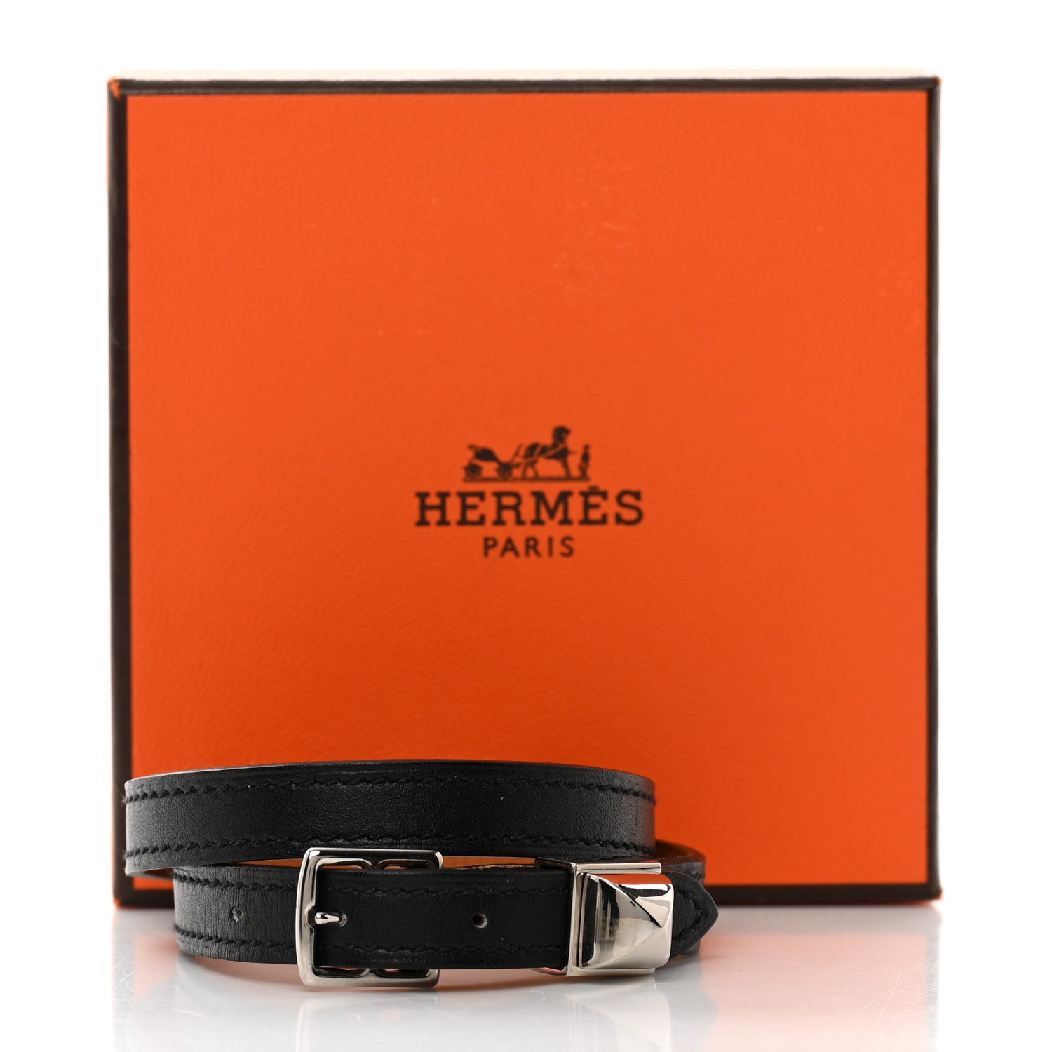 Hermes Swift Medor Infini Double Tour Bracelet S Black 9 of 9