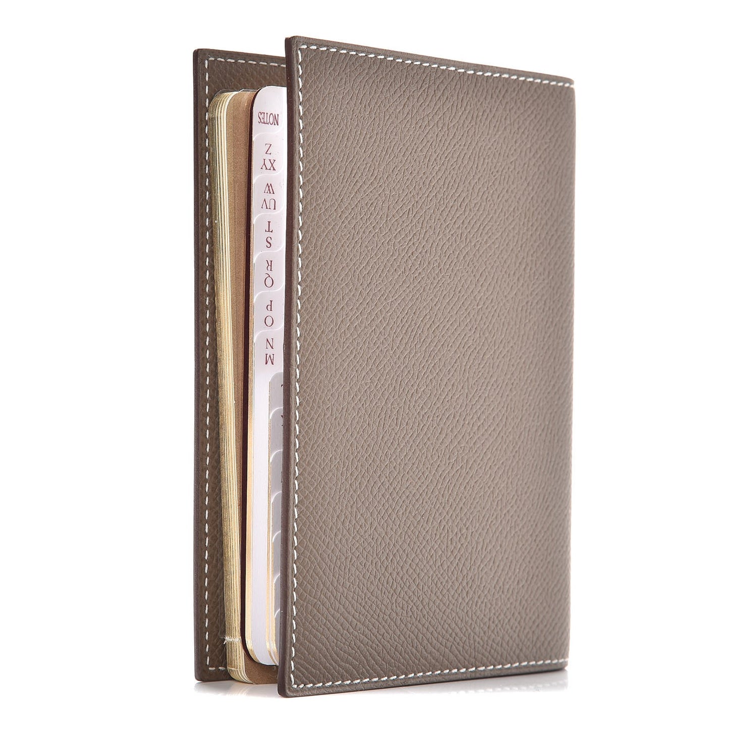 Epsom Mini Globe Trotter Agenda Cover Etoupe