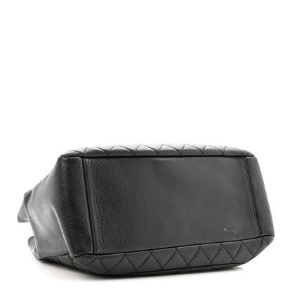 Chanel Caviar Quilted Grand Shopping Tote GST Black 4 of 17