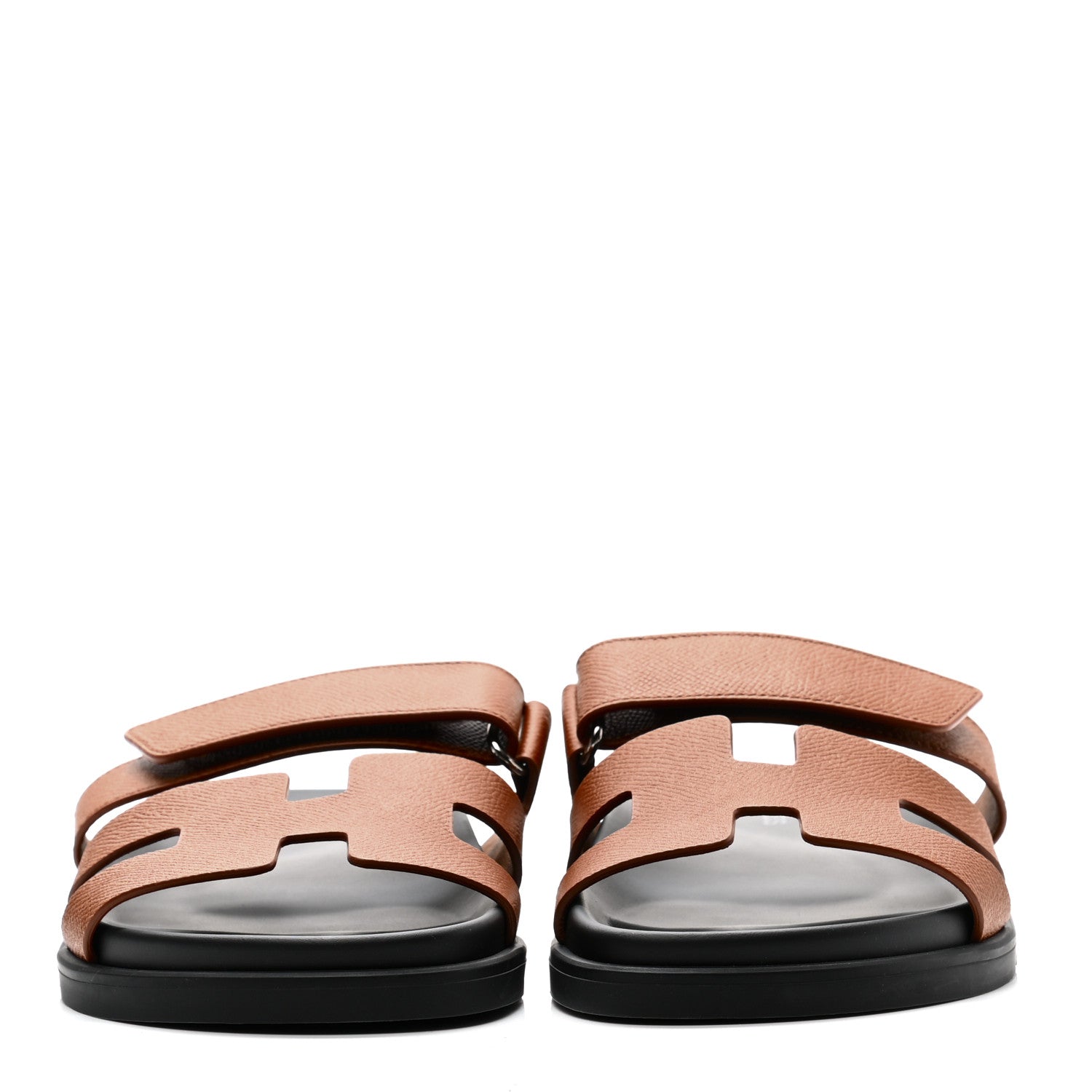 Hermes Epsom Womens Chypre Sandals 36 Gold 2 of 8