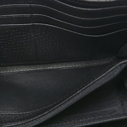 Gucci Pebbled Calfskin Large Soho Continental Wallet Black 5 of 9