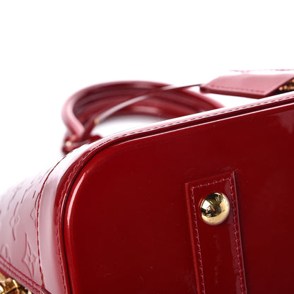 Louis Vuitton Vernis Alma MM Pomme D'Amour 10 of 13