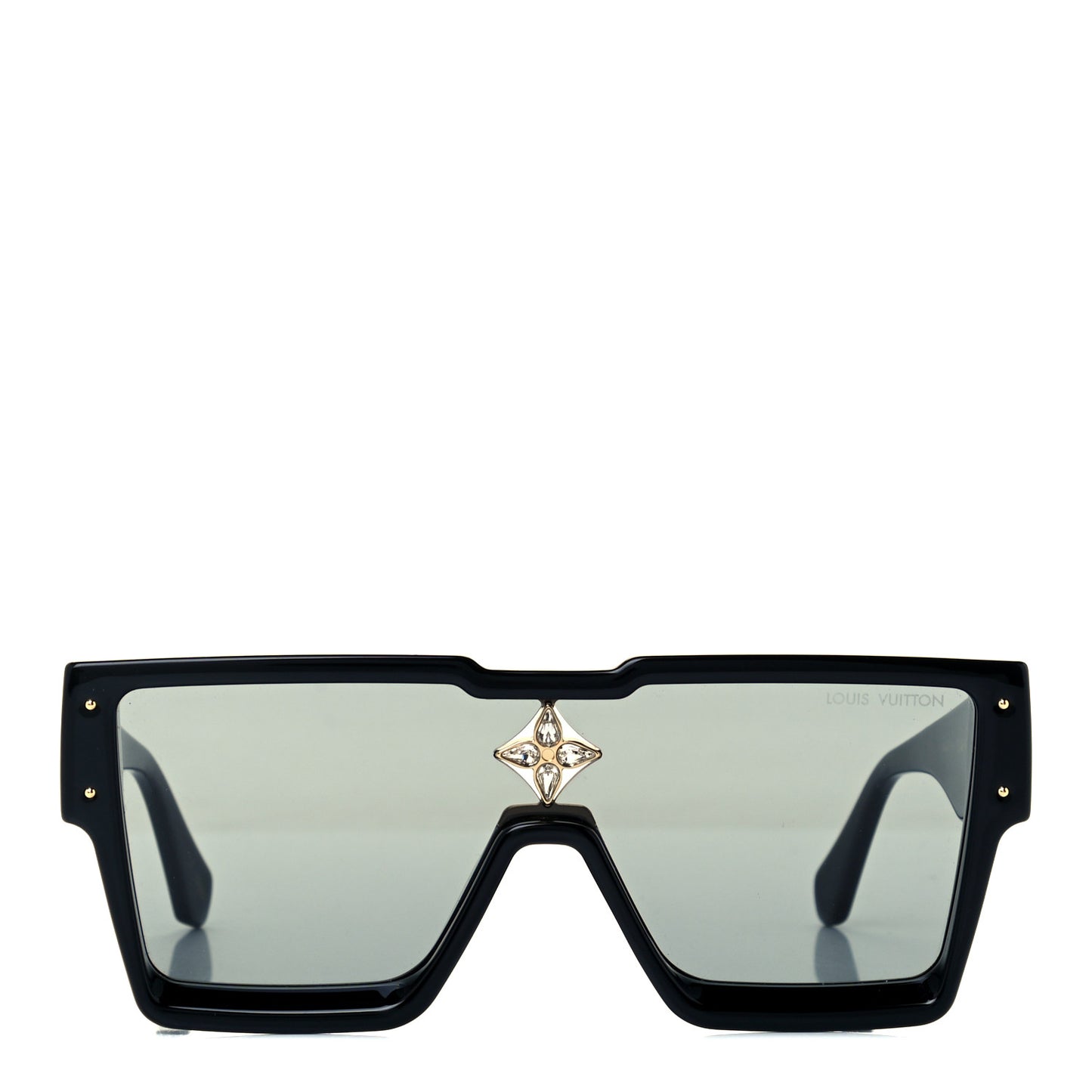 Acetate Swarovski Crystal Cyclone Sunglasses Z1578W Black