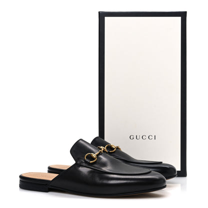 Gucci Calfskin Womens Princetown Slippers 36.5 Black 11 of 11