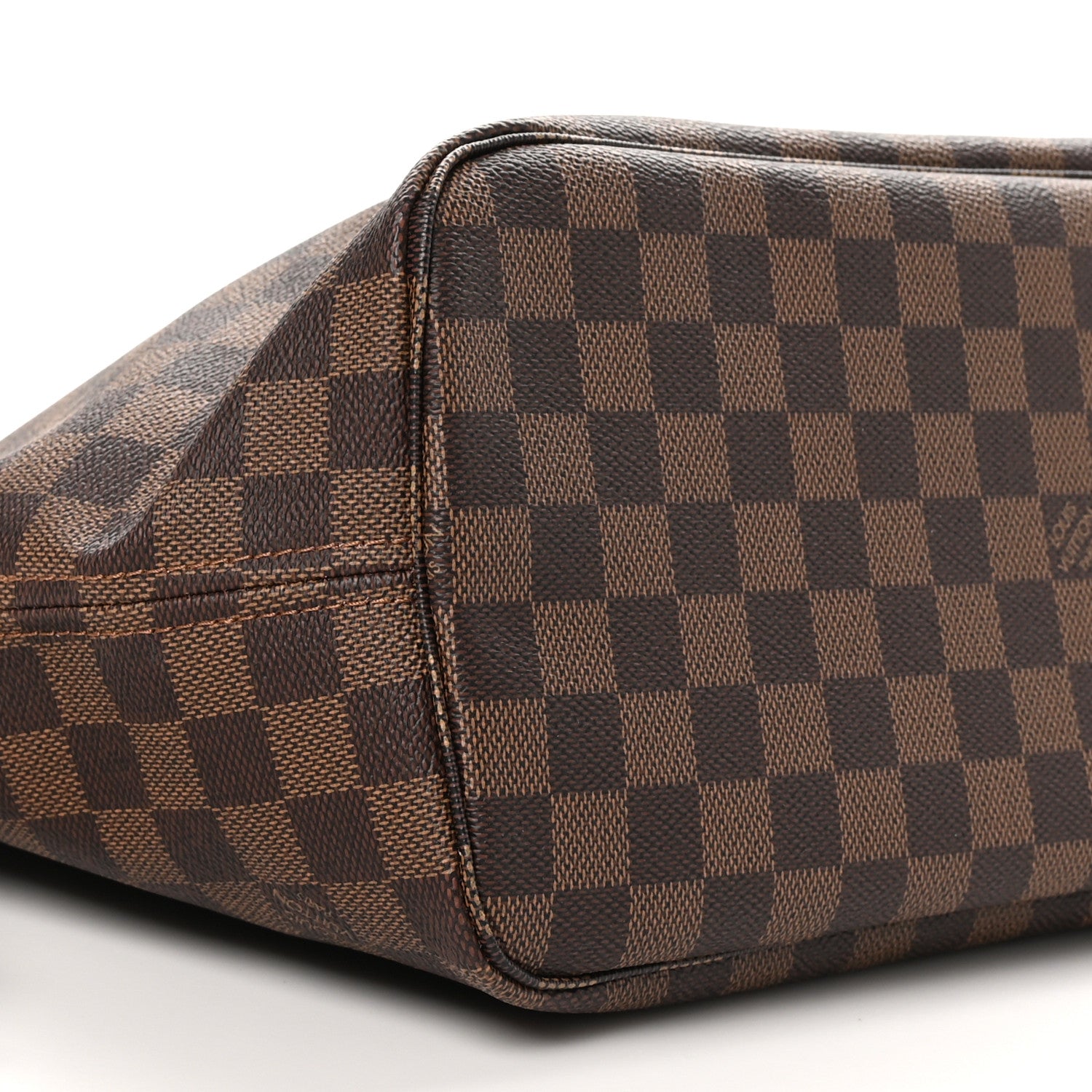 Louis Vuitton Damier Ebene Neo Neverfull MM Rose Ballerine 8 of 9