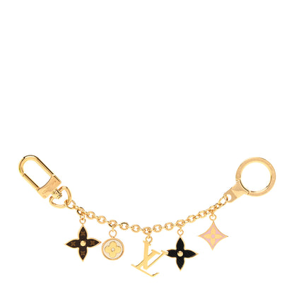 Louis Vuitton Monogram Spring Street Bag Charm Key Holder Gold 1 of 4
